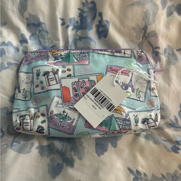 NWT Roller Rabbit Paris Monkey Makeup Bag Size Large *SOLD OUT* - Picture 3 of 5